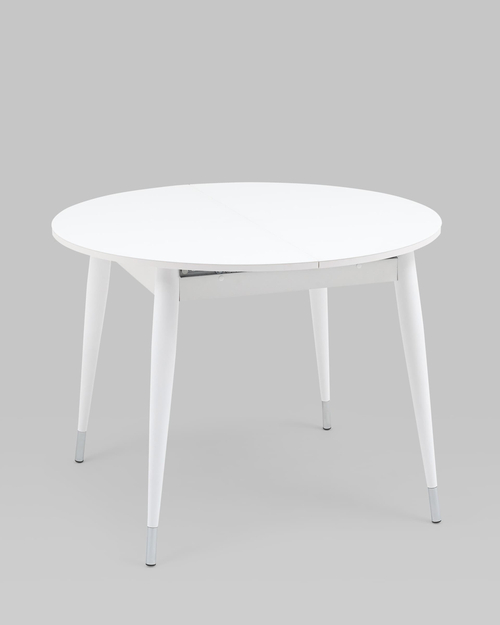 Стол обеденный сидней раскладной 100-130 белый матовый ут000036198 stool group